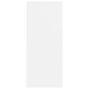 vidaXL grāmatu plaukts, aizslietnis, balts, 60x30x72 cm