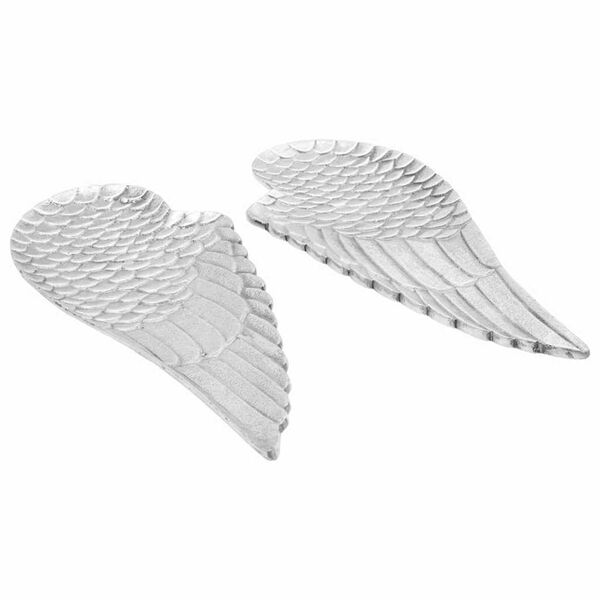 vidaXL Augļu grozs 2 pcs Sudraba 40 x 18 x 4 cm Alumīnijs