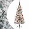 vidaXL Mākslīgā Ziemassvētku egle ar bumbiņu 120 cm 150 LED