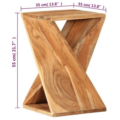 vidaXL galdiņš, 35x35x55 cm, akācijas masīvkoks