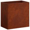 vidaXL Dārza stādītājs Rūsa 50 x 30 x 50 cm Novecināts tērauds