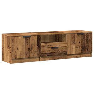 vidaXL TV skapītis, vecais koks, 140x35x40 cm, inženierijas koks