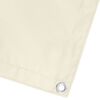 vidaXL Balkona ekrāns Krēmkrāsa 100 x 200 cm Oksforda audums