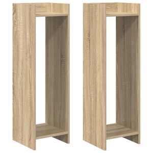 vidaXL Augu statīvs Sonoma ozols 30 x 30 x 100 cm Inženierijas koks