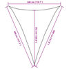 vidaXL saulessargs, 160 g/m&sup2;, antracītpelēks, 3x4x4 m, HDPE