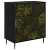 vidaXL Drīzā rokas ELBURG Palmu lapu druka 66 x 36,5 x 76 cm