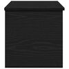 vidaXL Uzglabā&scaron;anas kaste Melns ozolkoks 90 x 35 x 35 cm