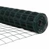 vidaXL Eiropas žogs Zaļa 0.4 x 10 m PVC pārklāts dzelzs