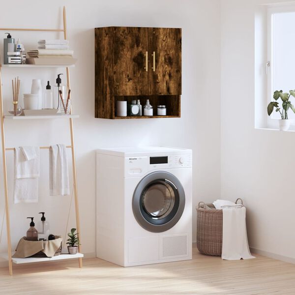 vidaXL sienas skapītis, ozolkoka krāsa, 60x31x70 cm, inženierijas koks