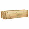 vidaXL dārza stādu kaste, 120 cm, impregnēts priedes koks