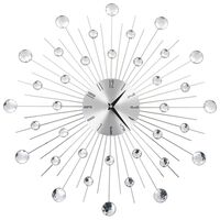 vidaXL sienas pulkstenis, kvarca mehānisms, moderns dizains, 50 cm