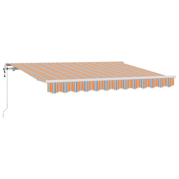 vidaXL Izvelkams jumtiņ&scaron; Daudzkrāsains 250 x 200 cm audums