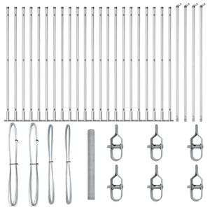 vidaXL Žoga āķis Sudraba