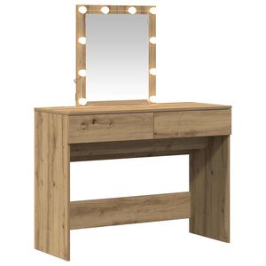 vidaXL Dressing galds Artisānā ozols 100 x 40 x 130 cm
