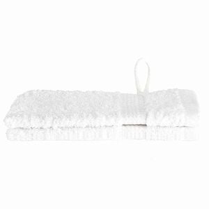 vidaXL Viesu dvielis SOLUND 2 pcs Balts 15 x 21 cm 550 gsm