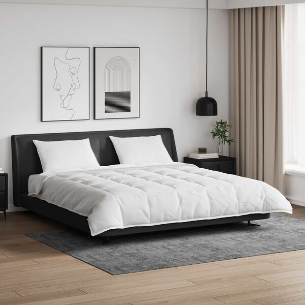 vidaXL Segas komplekts ar spilvenu 3 pcs Balts Dūnu spalva