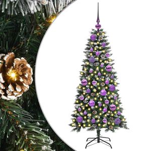 vidaXL Mākslīgā Ziemassvētku eglīte Zaļa 120 cm