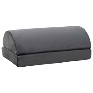 vidaXL Vienkrāsains Pelēka 44 x 29 x 17 cm PU putas