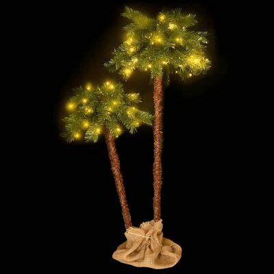 vidaXL Ziemassvētku koks ar LED, 105 cm un 180 cm