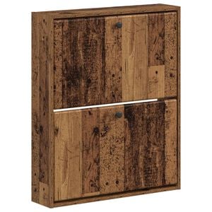 vidaXL Sienā piestiprināms apavu skapis BREDA 71 x 17 x 86 cm