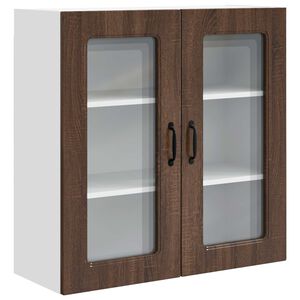 vidaXL Trauku ma&scaron;īnas panelis Kalmar Brūns ozols 80 x 31 x 80 cm