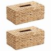 vidaXL Salvetes kastes vāki 2 gab. Ūdens hiacintes 27.5 x 16.5 x 14 cm