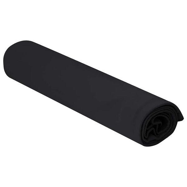 vidaXL Sporta dvieļi 2 pcs Melna 100 x 50 cm Poliesters un poliamīds