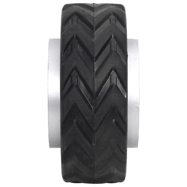 vidaXL piekabes atbalsta ritenis, Ø19,5x10 cm, gumija un alumīnijs