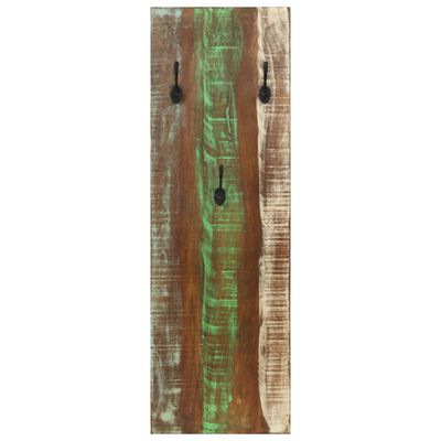 vidaXL sienas drēbju pakaramie, 2 gab., 36x3x110 cm, pārstrādāts koks