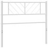 vidaXL rezerves galvgalis, balts, 107 cm