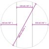 vidaXL baseina pamatnes aizsargs, gaiši pelēks, Ø396 cm, ģeotekstils