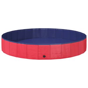 vidaXL Bērnu peldē&scaron;anas басейн &Oslash;200 x 30 cm Apaļ&scaron; Sarkana paredzēts