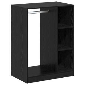 vidaXL Skapis Melns ozols 77 x 48 x 102 cm Inženierijas koks