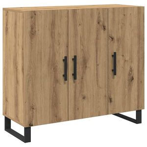 vidaXL Puse Artisānā ozols 90 x 34 x 80 cm Inženierijas koks