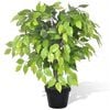 vidaXL Mākslīgais Dwarf ficus augs ar podu, 60 cm
