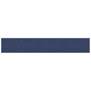 vidaXL Sienas galvgals 12 gab. 90 x 15 cm Zila audums