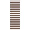 vidaXL zebras žalūzijas, brūnas, 80x200 cm, audums, platums 75,9 cm, poliesters
