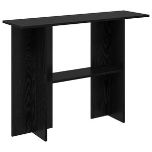 vidaXL Konsoles galds Melns ozols 100 x 30 x 75 cm Inženierijas koks