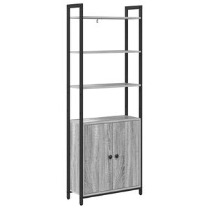 vidaXL Grāmatplaukts 6 līmeņi 60 x 24 x 161 cm Inženierijas koks