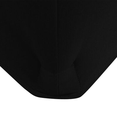 vidaXL galda pārvalki, 2 gab., 243x76x74 cm, elastīgi, melni