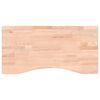 vidaXL rakstāmgalda virsma, 80x(36-40)x2,5 cm, dižskābarža masīvkoks