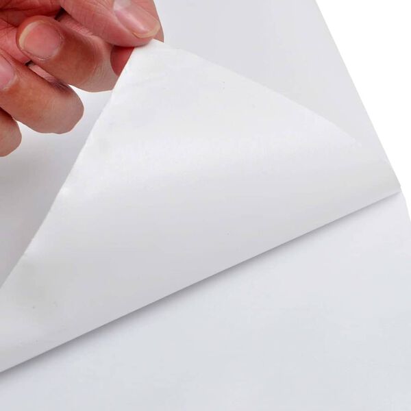 vidaXL automa&scaron;īnu plēves, 2 gab., matētas, baltas, 100x150 + 50x150 cm