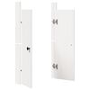 vidaXL Virtuves durvis MEPPEL 2 pcs Balts 50 x 9 x 82 cm