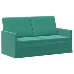 vidaXL Divvietīgs dīvāns Tirkīzzila 150 x 81 x 82 cm Samts