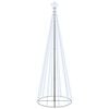 vidaXL Ziemassvētku egle, 310 vēsi baltas LED lampiņas, 100x300 cm