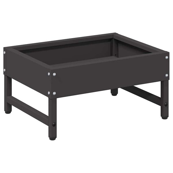 vidaXL Putnu barotājs Melna 80 x 28 x 13.5 cm Auksti velmēts tērauds