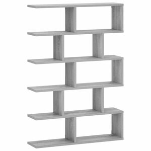 vidaXL Sienas plaukts Pelēks Sonoma 70 x 17 x 101 cm Inženierijas koks