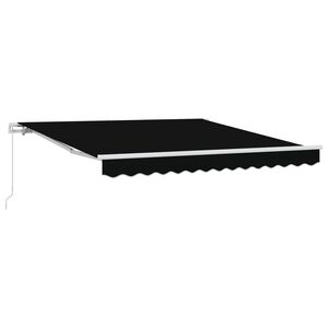 vidaXL Nolokāms markīze Melns 300 x 250 x 165 cm