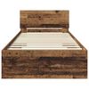 vidaXL Gultas rāmis Vecs koks 90 x 190 cm Inženierijas koks