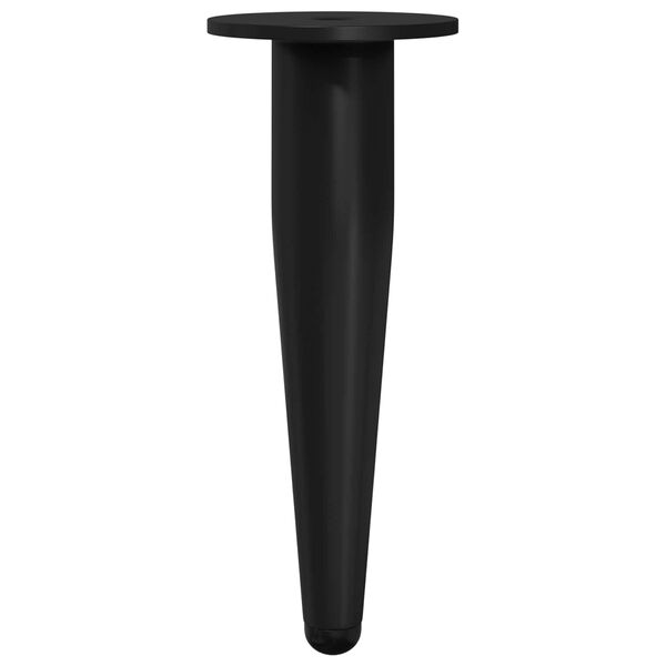 vidaXL Mēbeļu kājas 2 pcs Melna &Oslash; 40 x 98 mm Dzelzs